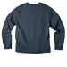 White-Simple Campaign Shirt, a Vintage Navy Unisex Heavyweight Long Sleeve Tee (back-view)