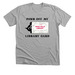 Paws Off My Library Card, a Athletic Heather Premium Unisex Tee