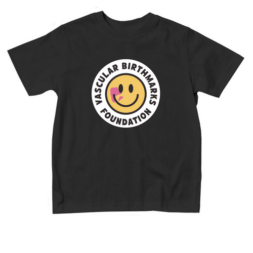VBF Yellow Smiley - Toddler, a Black Toddler Tee