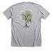 YAM&nbsp;, a Athletic Heather Premium Unisex Tee (back-view)