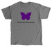 The Purple butterfly, a Charcoal Classic Unisex Tee