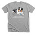 Sky Blue Aussies "Cannon", a Athletic Heather Premium Unisex Tee