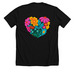 Groovy CICU Shirts!, a Solid Black Blend Premium Unisex Tee (back-view)