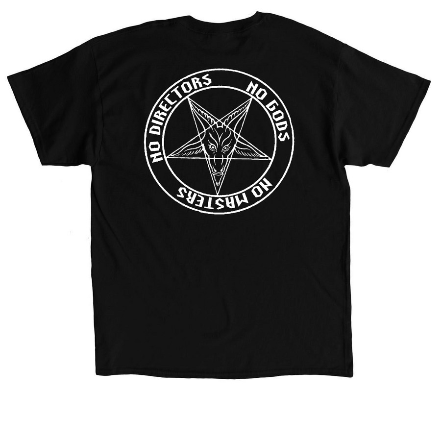 Heavy metal, a Black Classic Unisex Tee (back-view)