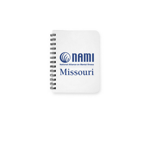 NAMI Missouri Notebook, a White Spiral Notebook