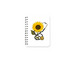 Sunflower notebook, a White Spiral Notebook