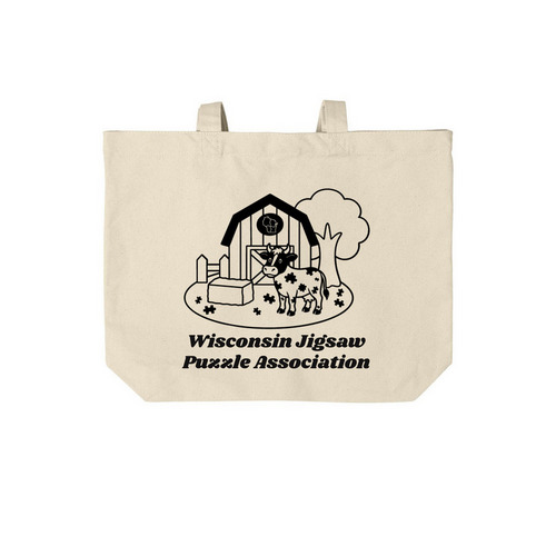 WI-JPA Small Tote, a Natural Cotton Canvas Tote Bag