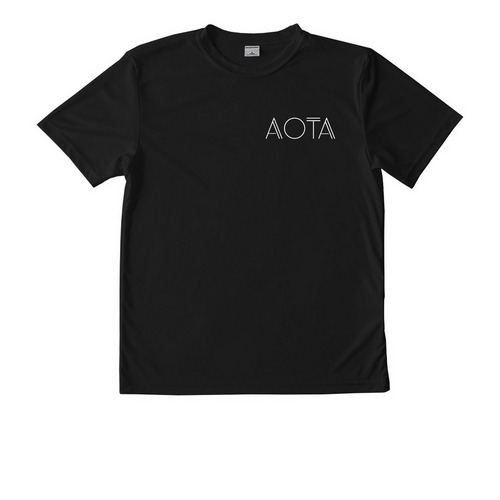 AOTA Logo Athletic Tops - Adult & Youth, a Black Youth Performance Tee