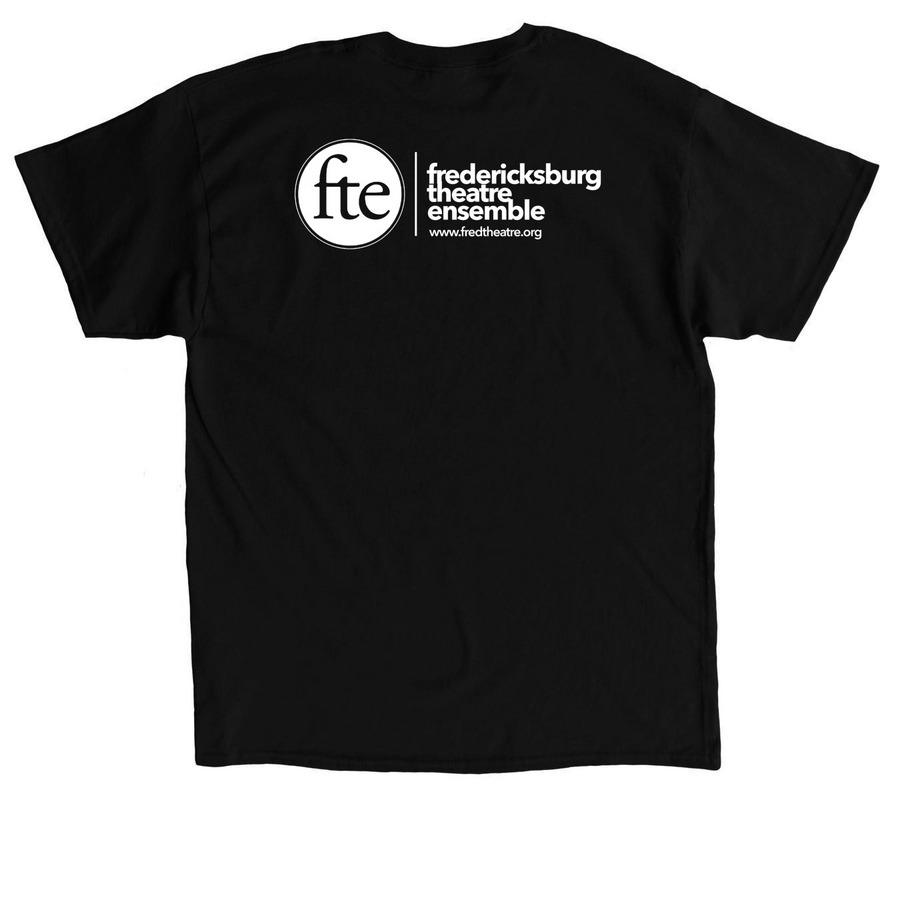 This is a shirt., a Black Classic Unisex Tee (back-view)