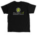 White & Green Large Logo, a Black Classic Unisex Tee