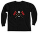 CBCC Crest, a Black Comfort Colors Long Sleeve Tee