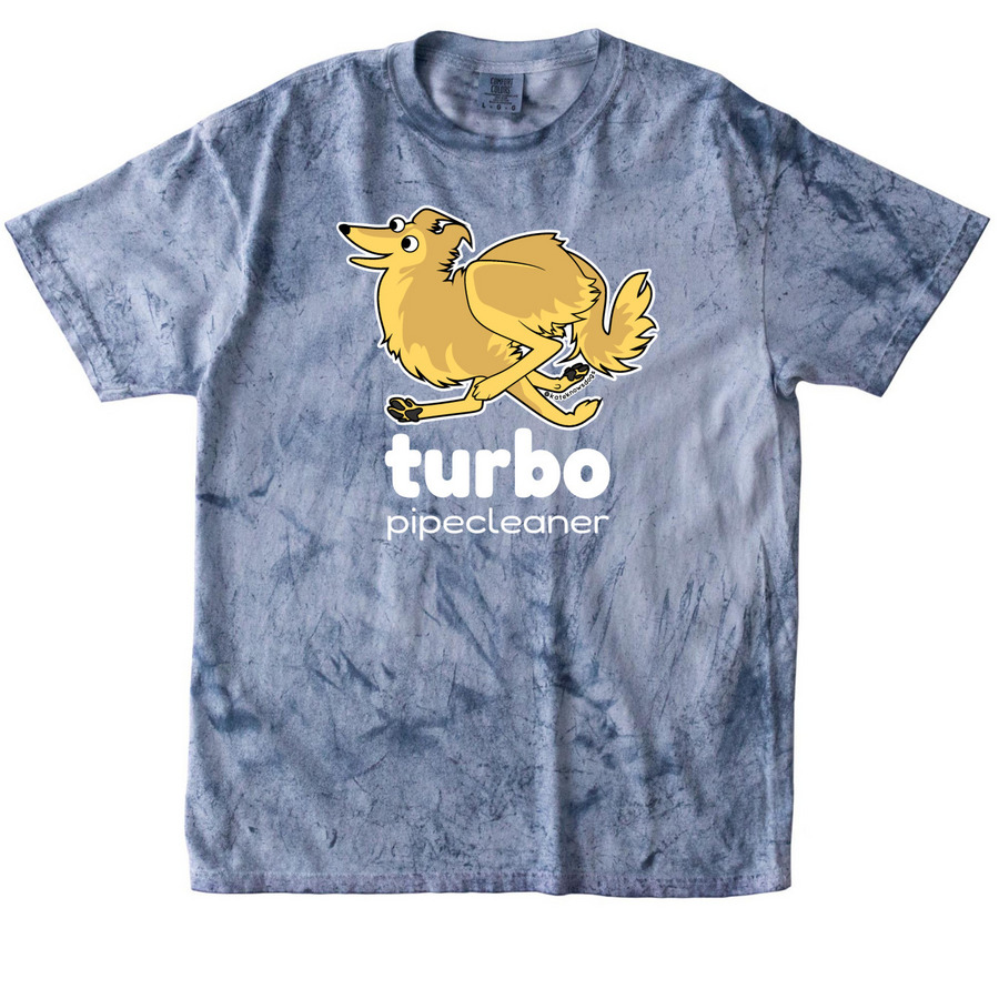 Turbo Pipecleaner, a Ocean Comfort Colors Colorblast Tee