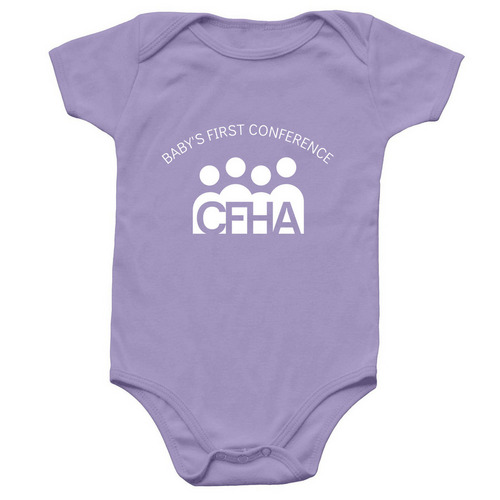 CFHA Baby Apparel, a Lavender Infant Onesie