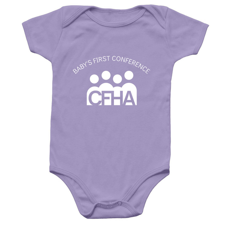 CFHA Baby Apparel, a Lavender Infant Onesie