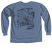 Reality Ministries Tee, a Blue Jean Comfort Colors Long Sleeve Tee (back-view)