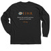 Hope Will Never Be Silent, a Black Classic Long Sleeve Tee (back-view)