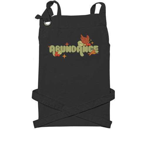 Abundance Aprons, a Black Cotton Canvas Pocket Apron
