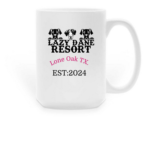 Muggs for Mutts, a White Large Coffee Mug