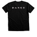 Dance Team - CUSTOM, a Black Heather Premium Unisex Tee (back-view)