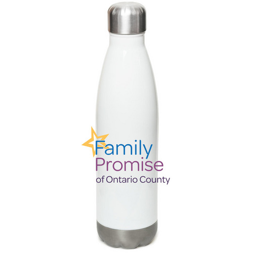 Stainless Steel Water Bottle, a White Stainless Steel Water Bottle