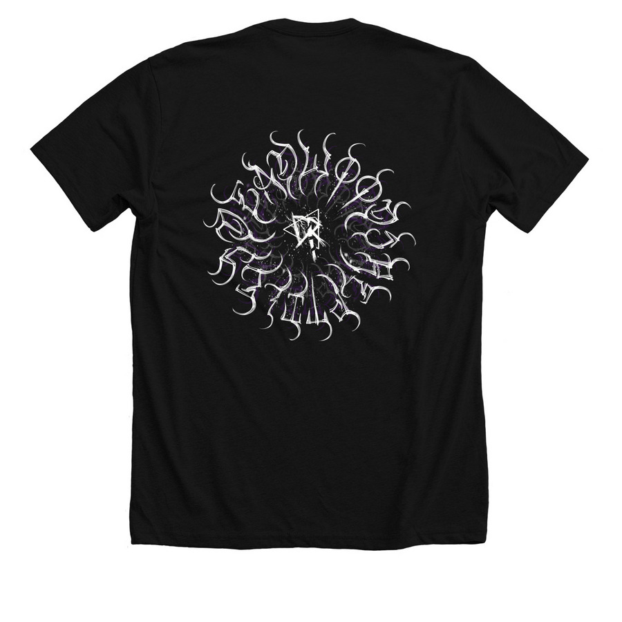 Deadwoods Ring of Fire, a Solid Black Blend Premium Unisex Tee (back-view)