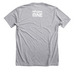 Refugees Welcome T-Shirt, a Athletic Heather Premium Unisex Tee (back-view)
