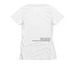 Did you find joy? Apparel, a White Women's Slim Fit Tee (back-view)