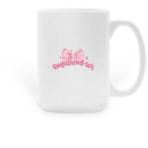 Regulated-ish Mugs, a White Large Coffee Mug