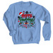 Happy Pawlidays!, a Carolina Blue Crewneck Sweatshirt
