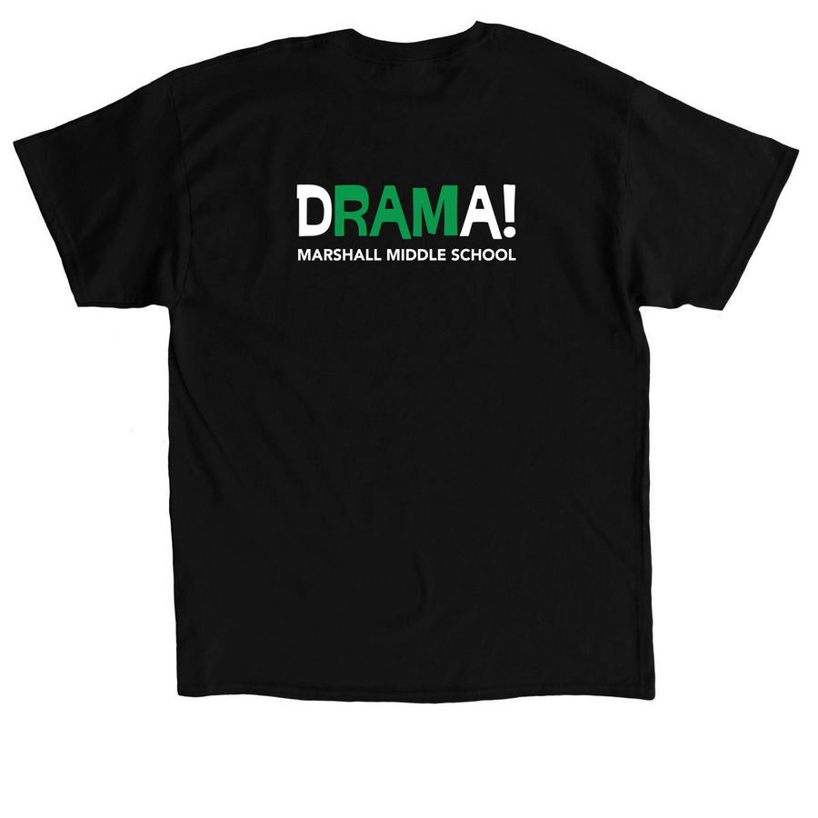 Queens, a Black Classic Unisex Tee (back-view)