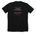Pittsburgh Redbud Project, a Solid Black Blend Premium Unisex Tee (back-view)