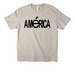 The Am?rica Tee, a Dust Unisex Heavyweight Tee