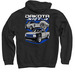 Dakota SRT4 V2 Hoodie, a Black Pullover Hoodie (back-view)