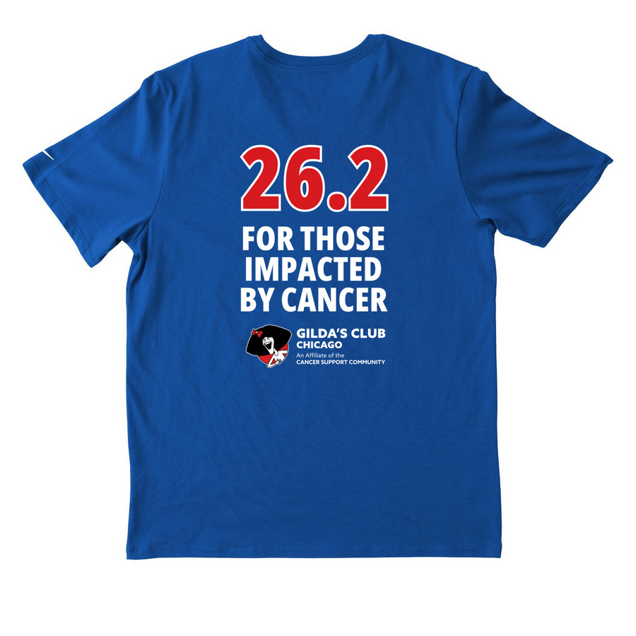 Team Gilda: Official 2026 Shirt, a Game Royal Nike Dri-FIT Jersey Blend Performance Tee (back-view)