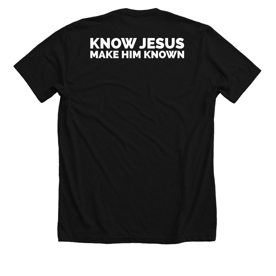 Refuge City Church Merchandise, a Solid Black Blend Premium Unisex Tee (back-view)