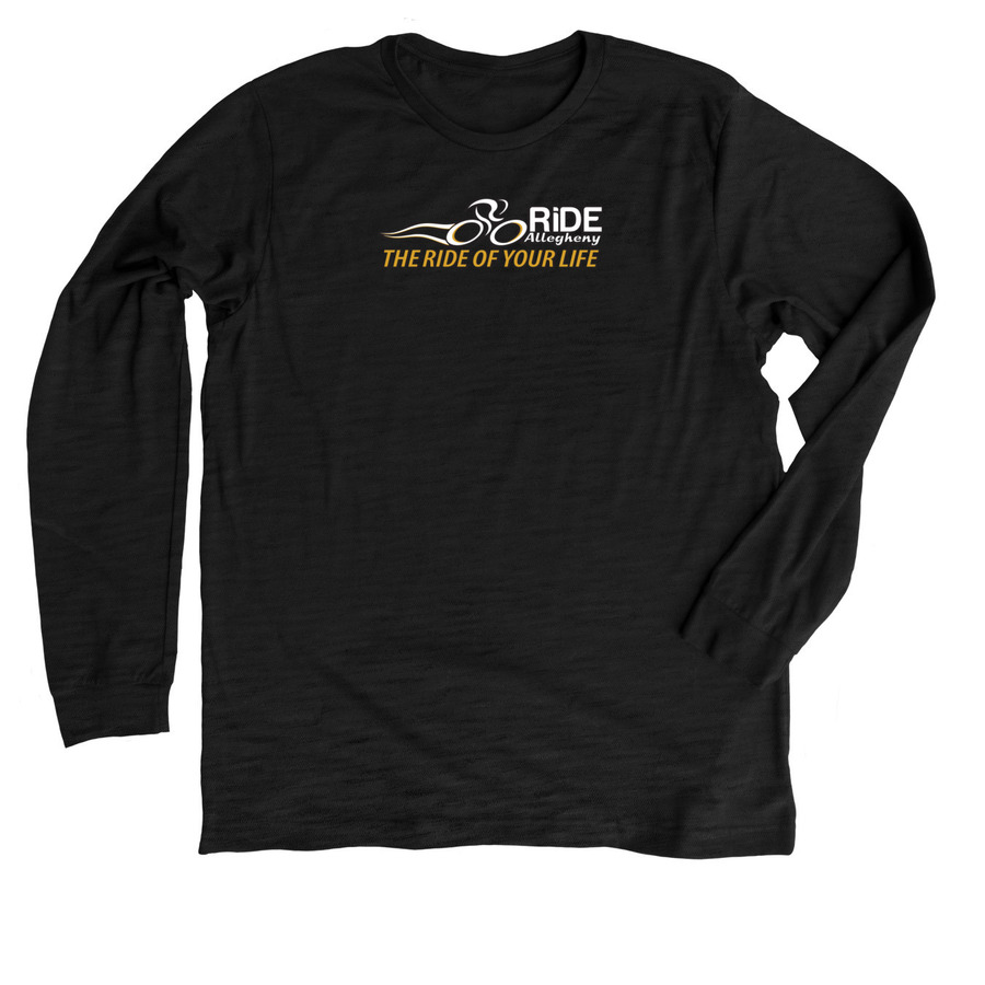 RA 2021 Long-Sleeved, a Solid Black Blend Premium Long Sleeve Tee