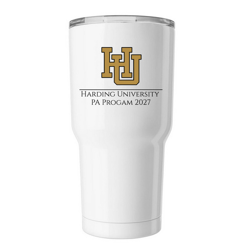 HU PA Program Tumbler&nbsp;, a White Insulated Tumbler
