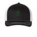 Trucker Hats, a Black/ White Printed Five-Panel Trucker Cap