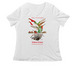 Anna's Hummingbird Sedona, a White Women's Relaxed V-Neck Tee