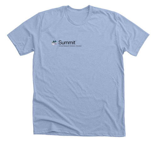 Summit, a Heather Baby Blue Premium Unisex Tee