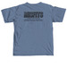 MISFITS THEME TEE, a Blue Jean Comfort Colors Unisex Tee (back-view)