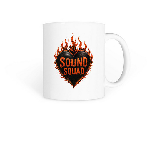 Sound Squad coffee mug, a White Coffee Mug