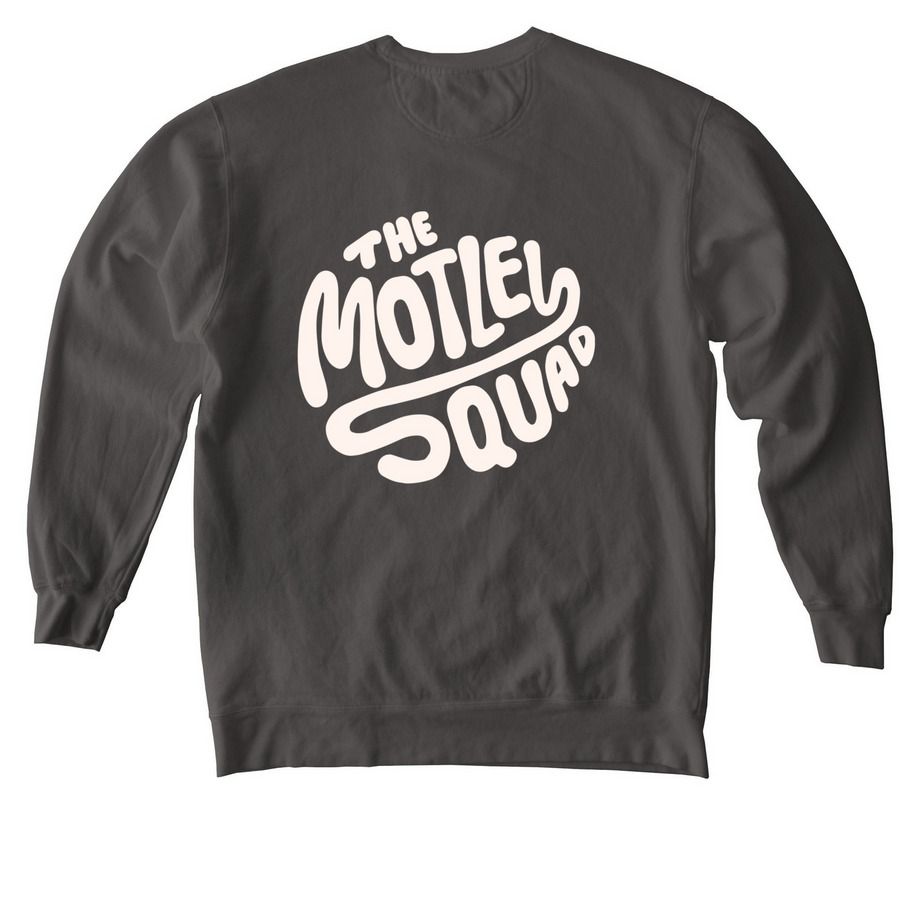 Everybody's Friends, a Pepper Comfort Colors Crewneck Sweatshirt (back-view)