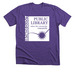 Irondequoit Library Apparel, a Heather Team Purple Premium Unisex Tee