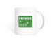 Friends In Deed, a White Coffee Mug