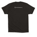 Fatherhood, a Black Premium Cotton Tee (back-view)