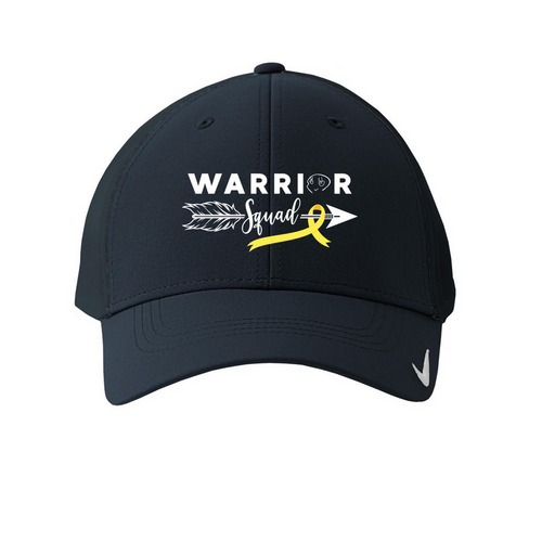 Warrior Squad, a Navy Printed Nike Dri-FIT Legacy Performance Cap