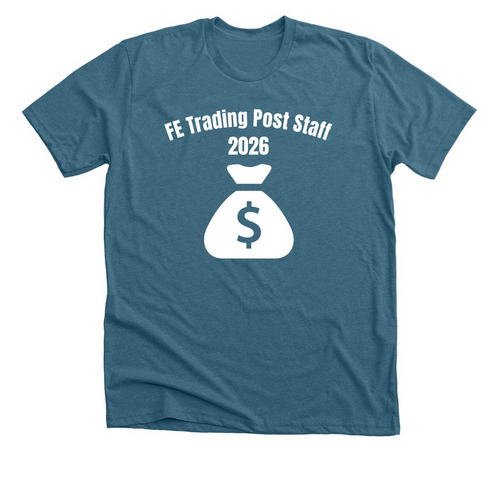 Trading Post Shirt, a Heather Deep Teal Premium Unisex Tee