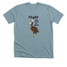 Dodo Shirt, a Heather Blue Lagoon Premium Unisex Tee