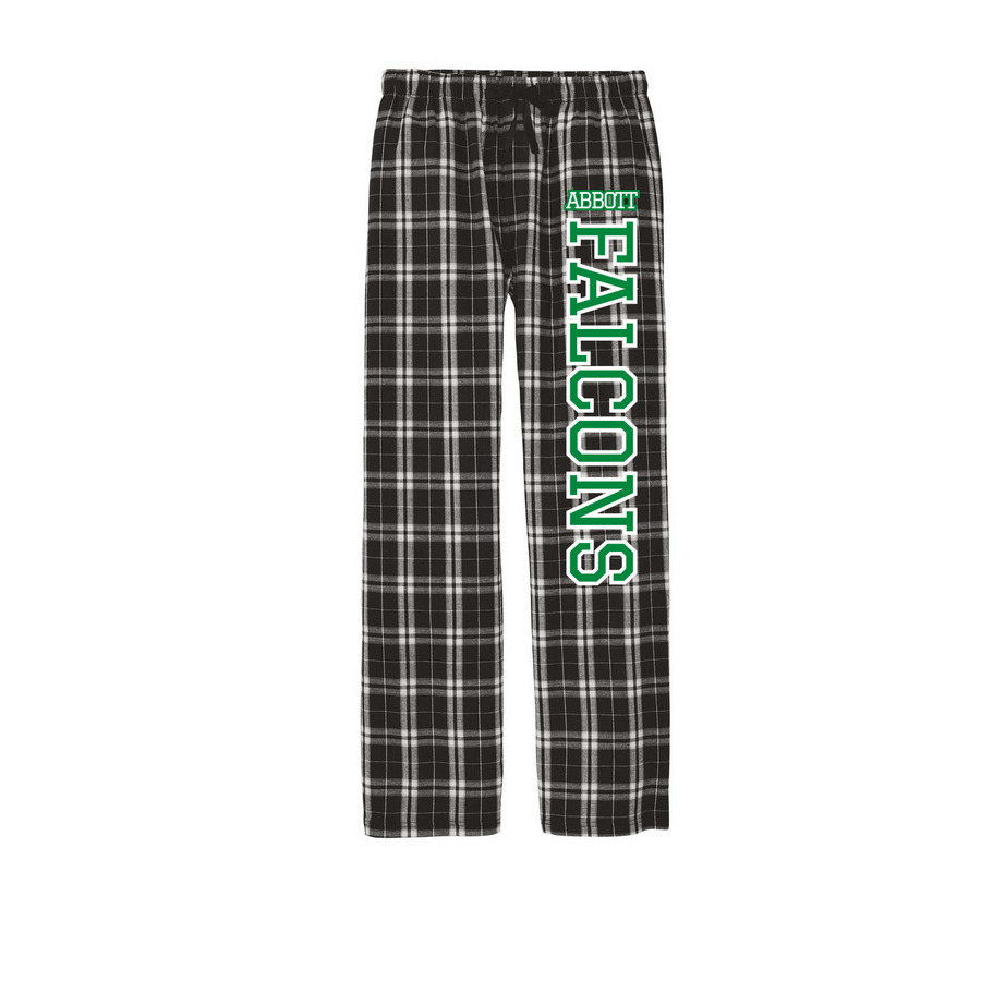 Flannel PJ Pants, a Black Flannel Pajama Pant